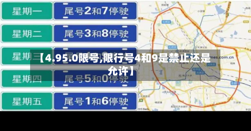 【4.95.0限号,限行号4和9是禁止还是允许】